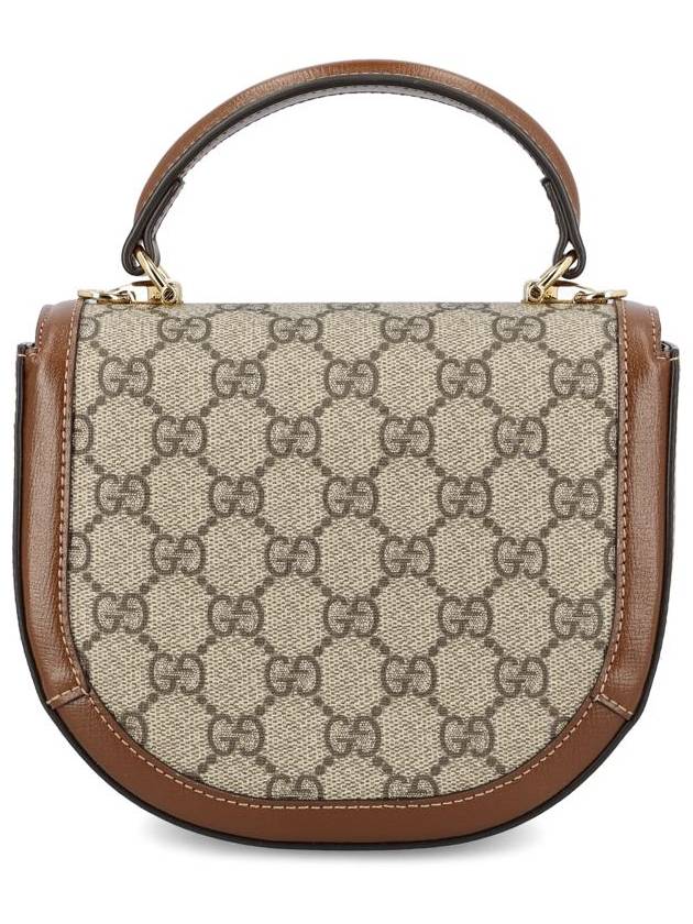 Horsebit 1955 Mini Top Handle Cross Bag Beige Brown - GUCCI - BALAAN 3