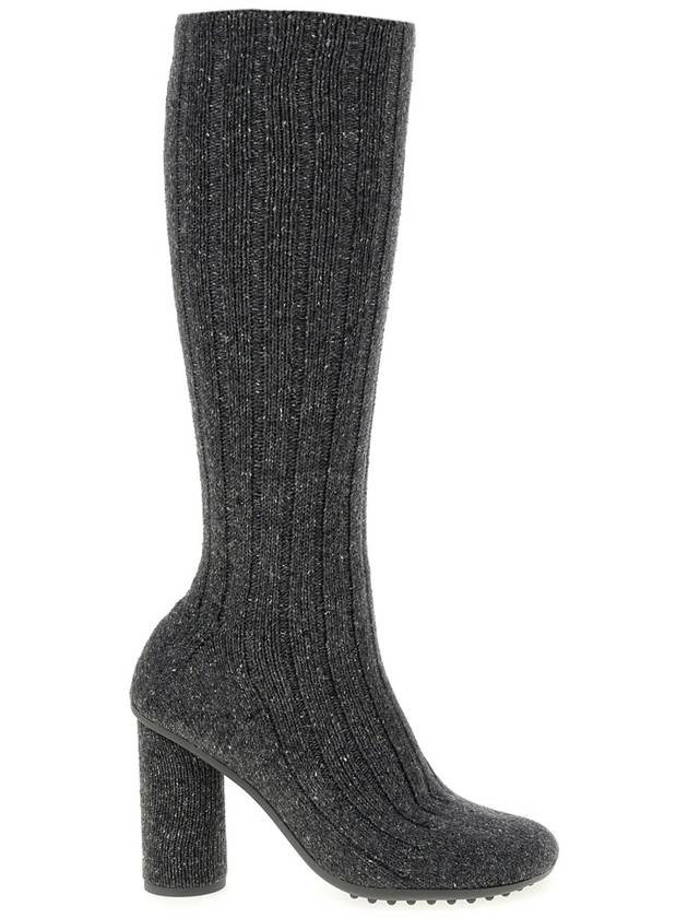 Atomic Knit Long Boots Anthracite - BOTTEGA VENETA - BALAAN 3