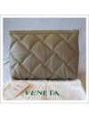 Intrecciato Padded Clutch Bag Beige - BOTTEGA VENETA - BALAAN 9