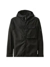 Ottoman Hooded Long Sleeve Shirt Black - CP COMPANY - BALAAN 2