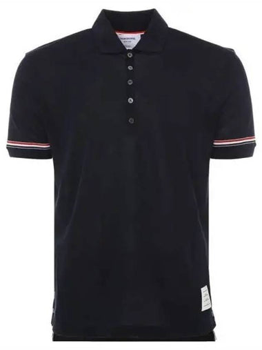 Lightweight polo short sleeve t shirt 271742 - THOM BROWNE - BALAAN 1