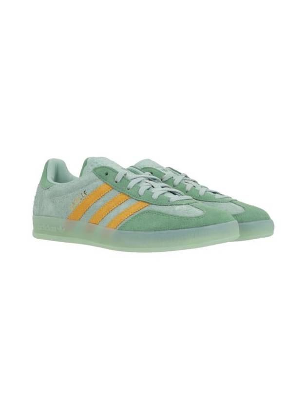 Gazelle Indoor Suede Low Top Sneakers Hazy Green - ADIDAS - BALAAN 3