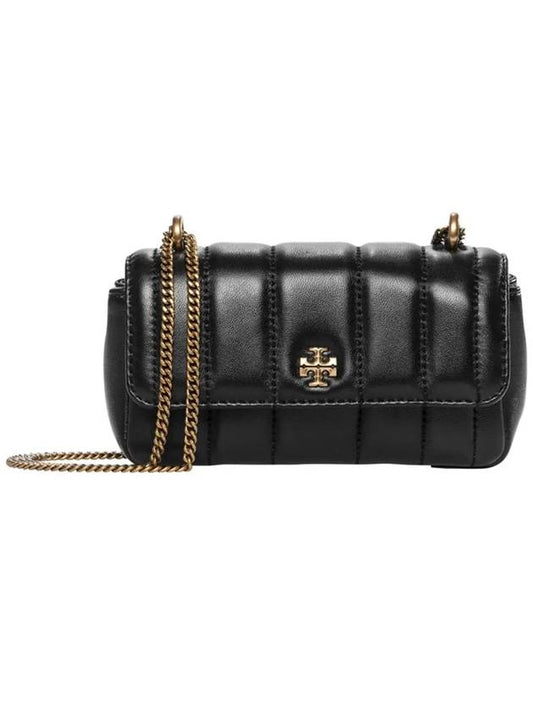 Kira Flap Mini Shoulder Bag Black - TORY BURCH - BALAAN 2