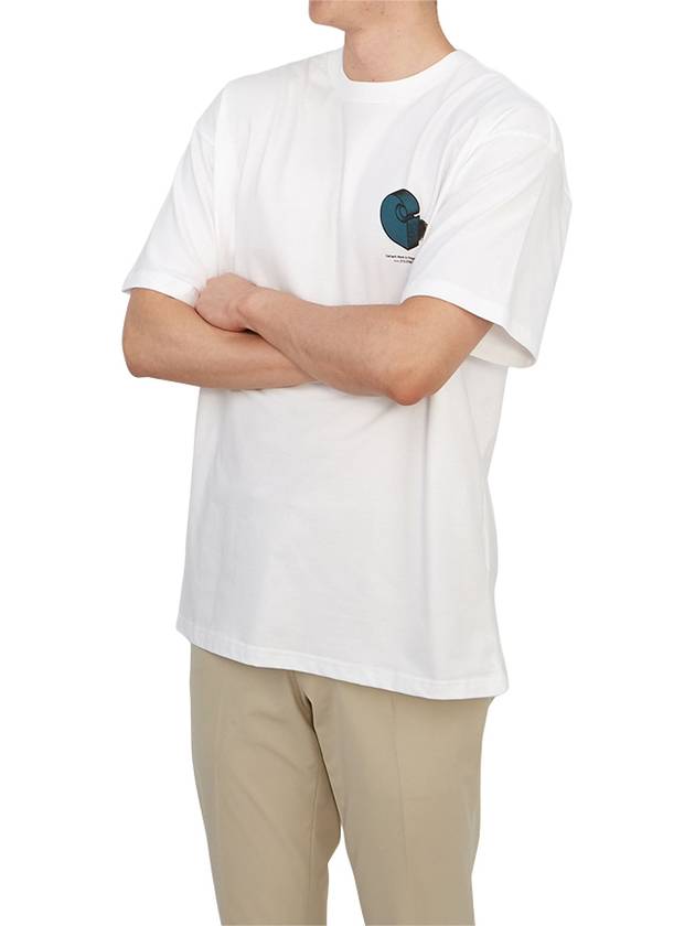 Diagram C Short Sleeve T-Shirt White - CARHARTT WIP - BALAAN 5