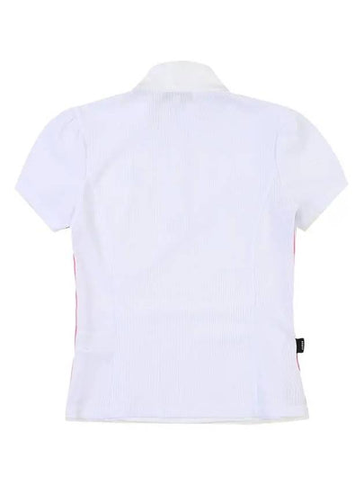 front zipper high neck functional t-shirt OF9104LAWHITE - ONOFF - BALAAN 2