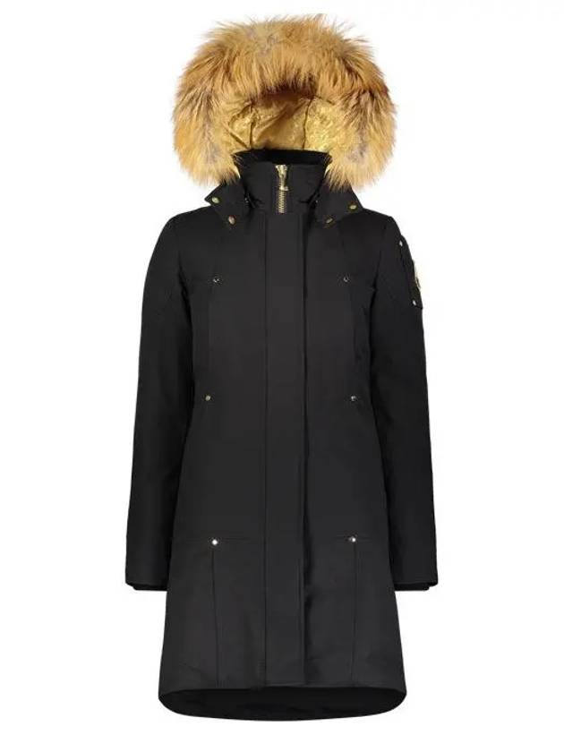 s Women's Grand Metis Fur Down Parka Black - MOOSE KNUCKLES - BALAAN.