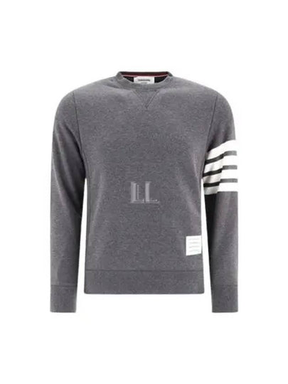 4 Bar Loopback Jersey Sweatshirt Dark Grey - THOM BROWNE - BALAAN 2