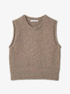 Helmut Lang Wool Vest Brown M09HW710Z9B - HELMUT LANG - BALAAN 1