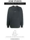 Lettering Logo Sweatshirt Black - ACNE STUDIOS - BALAAN 3