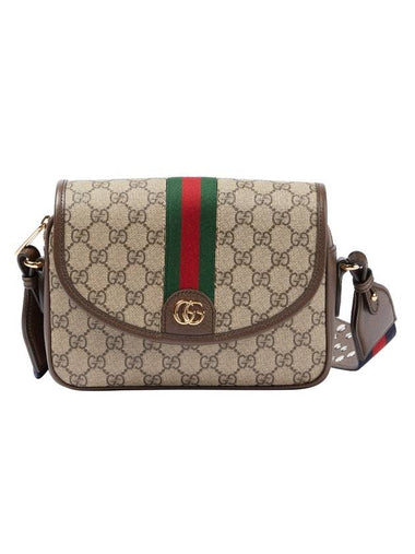 Ophidia GG Mini Shoulder Bag Beige Ebony - GUCCI - BALAAN 1