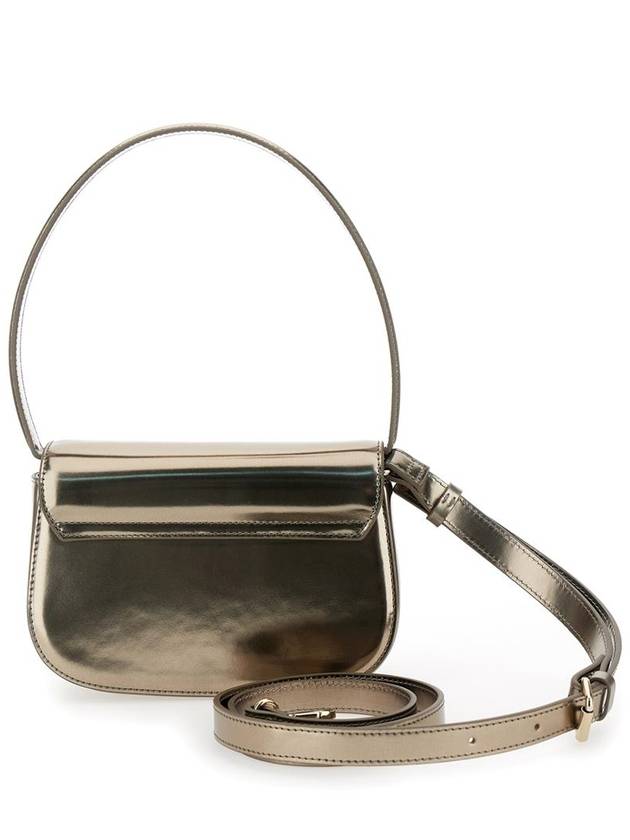 1DR Mirrored Leather Shoulder Bag Bronze - DIESEL - BALAAN 3