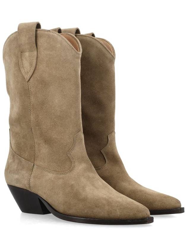 Duerto Suede Middle Boots Brown - ISABEL MARANT - BALAAN 3