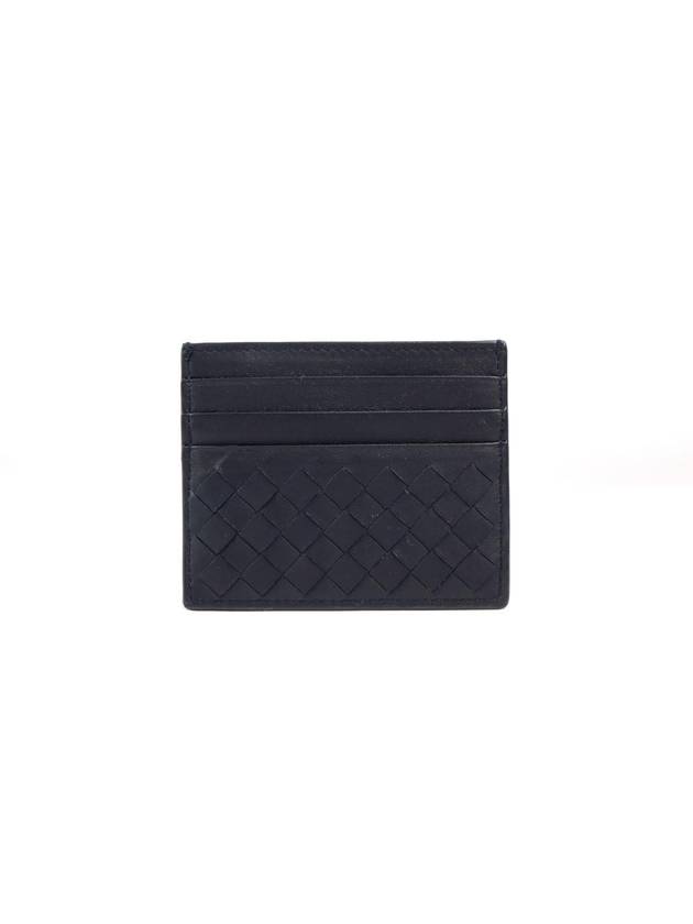 Intrecciato Weaving Card Wallet Navy - BOTTEGA VENETA - BALAAN 2