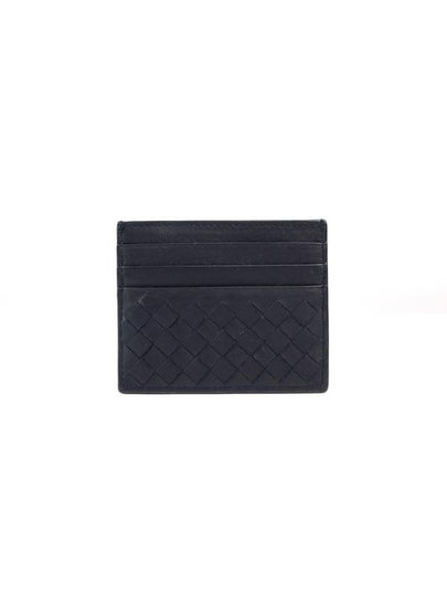 Intrecciato Weaving Card Wallet Navy - BOTTEGA VENETA - BALAAN 2