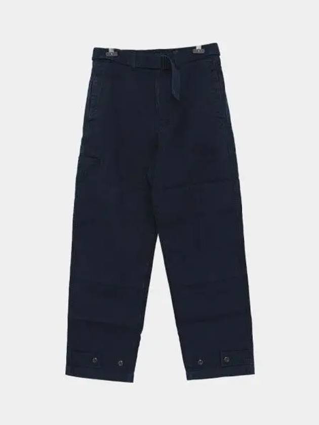 Military Belted Straight Pants Midnight Ink - LEMAIRE - BALAAN 2