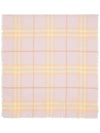 Check Print Wool Scarf Pink - BURBERRY - BALAAN 1