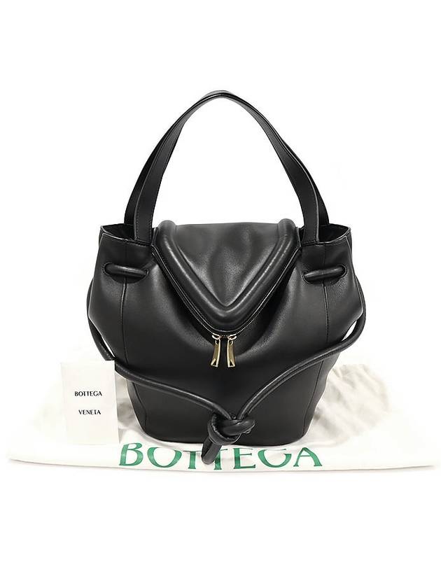 666531 Black Vitello Nappa Gold Veil Bag Small 2WAY - BOTTEGA VENETA - BALAAN 2