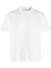 Men's Logo Short Sleeve T-Shirt White - BURBERRY - BALAAN 1