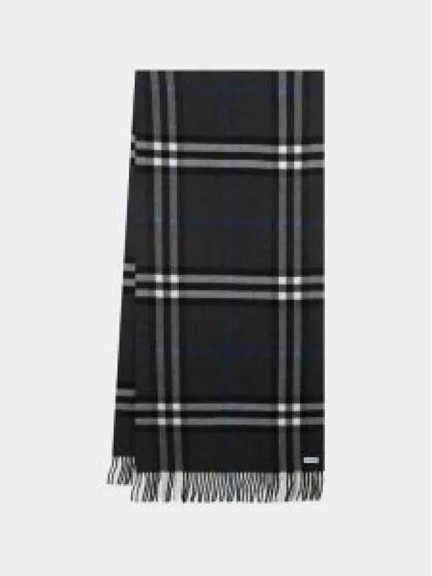 Check print fringe cashmere scarf 8095208 - BURBERRY - BALAAN 2