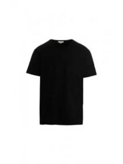 Back Graffiti Logo Short Sleeve T-Shirt Black - ALEXANDER MCQUEEN - BALAAN 2