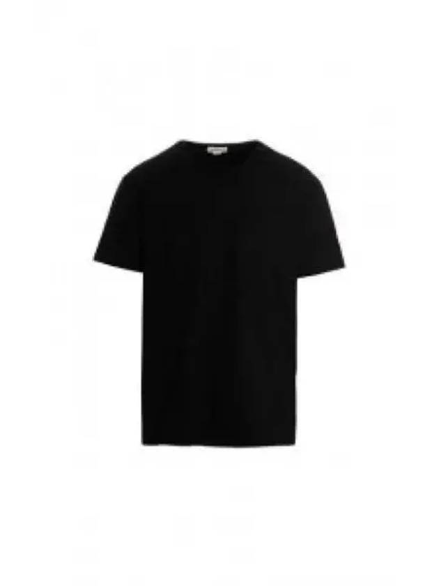 Back Graffiti Logo Short Sleeve T-Shirt Black - ALEXANDER MCQUEEN - BALAAN 2