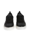 Gum Boy Leather Suede Low Top Sneakers Black - VALENTINO - BALAAN 4