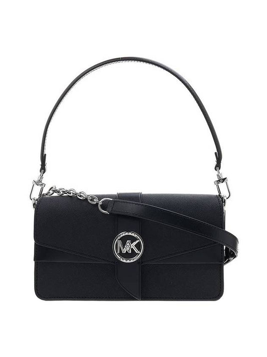 Greenwich Medium Shoulder Bag Black - MICHAEL KORS - BALAAN 1