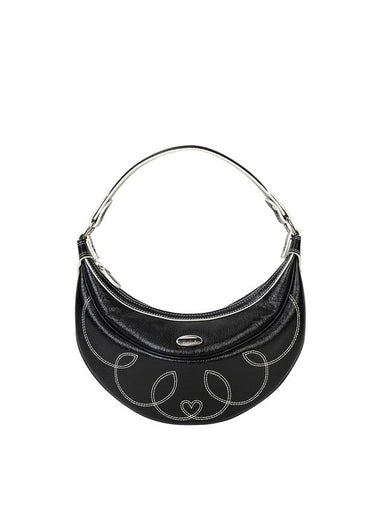 Western Hobo Shoulder Bag Black - COTESSI - BALAAN 1