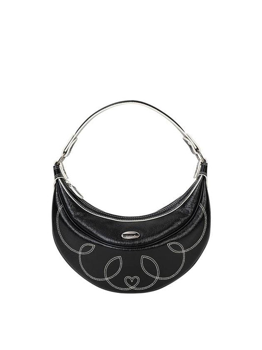 Western Hobo Shoulder Bag Black - COTESSI - BALAAN 2