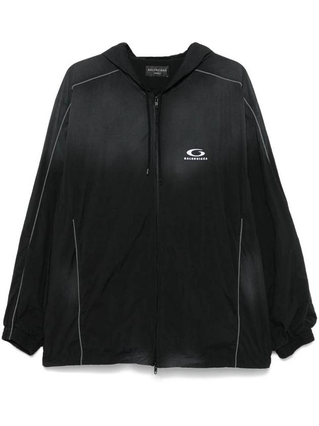 Sports Icon Large Track Jacket Black - BALENCIAGA - BALAAN 1