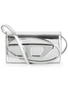 1DR Strap Leather Long Wallet Silver - DIESEL - BALAAN 3