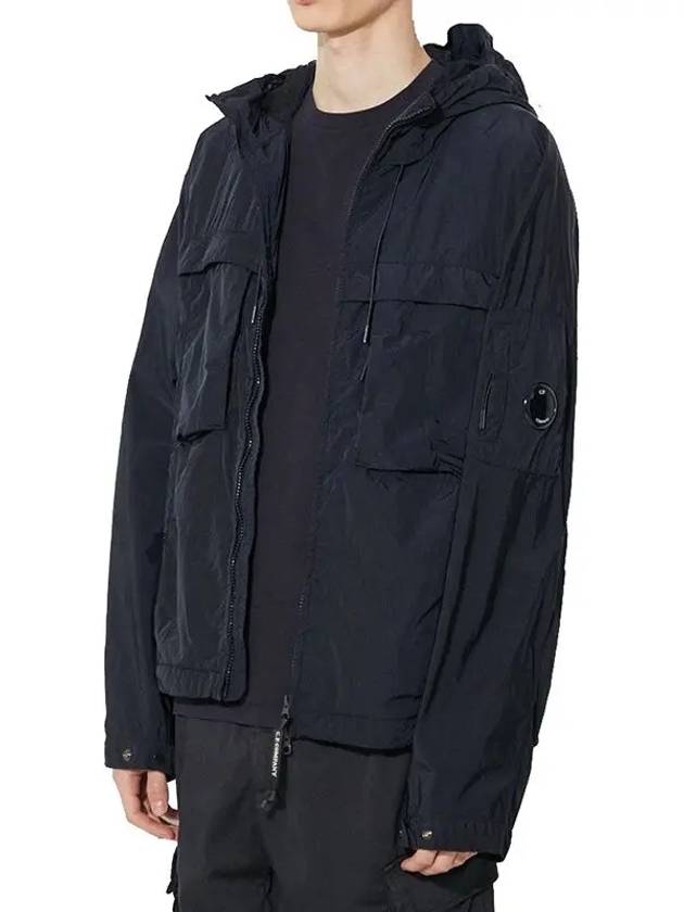 Chrome-R Hooded Padding Navy - CP COMPANY - BALAAN 3