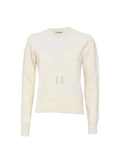 Wool Knit Top White - JIL SANDER - BALAAN 2