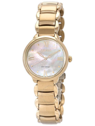 Citizen L Series Eco-Drive Mother of Pearl Dial Ladies Watch EM0929-81Y - CITIZEN - BALAAN 1