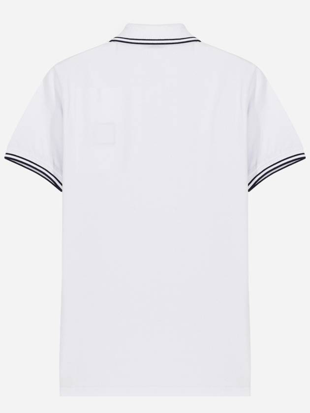 Kids Waffen Short Sleeve Polo T-Shirt White - STONE ISLAND - BALAAN 6