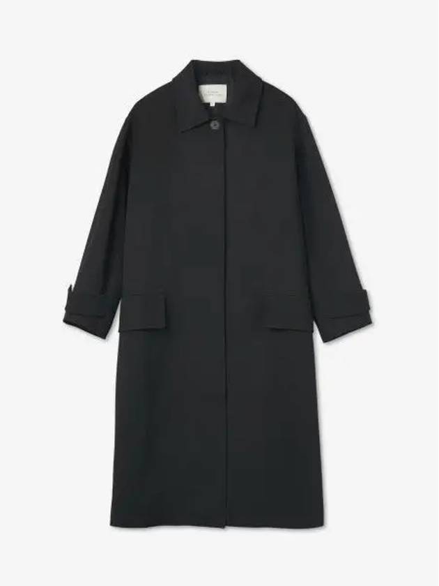 Tailored overcoat black FIDRASNW961BLACK - STUDIO NICHOLSON - BALAAN 1