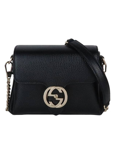 GG Interlocking Chain Mini Shoulder Bag Black - GUCCI - BALAAN 2