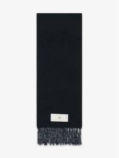 Alexandre Mattiussi Tab Bicolor Double Sided Muffler Black - AMI - BALAAN 2