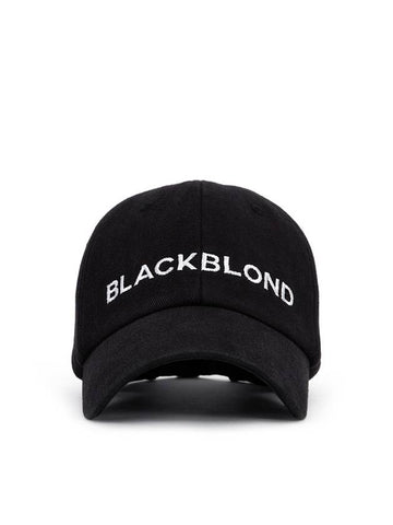 Classic Logo Denim Cap Black - BLACKBLOND - BALAAN 1