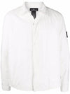 Men's Shadow Project TC Padded Overshirt Jacket White - STONE ISLAND - BALAAN 1