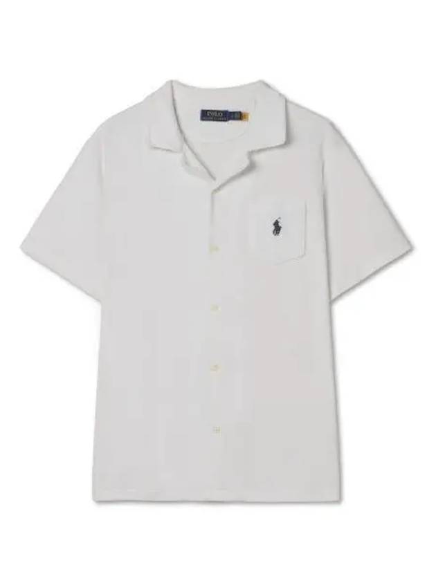 terry camp shirt white - POLO RALPH LAUREN - BALAAN 2