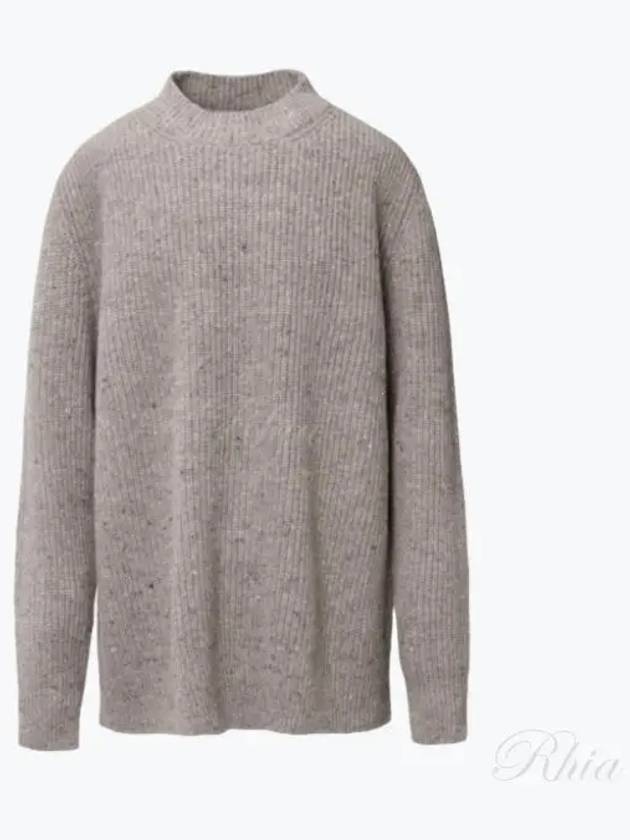 Donegal Classic Cashmere Wool Knit Top Walnut - MAISON MARGIELA - BALAAN 2