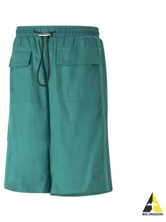 Cochet Reversible Shorts Blue Green 538806 77 - PUMA - BALAAN 1