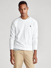 Men's Pony Logo Crew Neck Sweatshirt White - POLO RALPH LAUREN - BALAAN 8