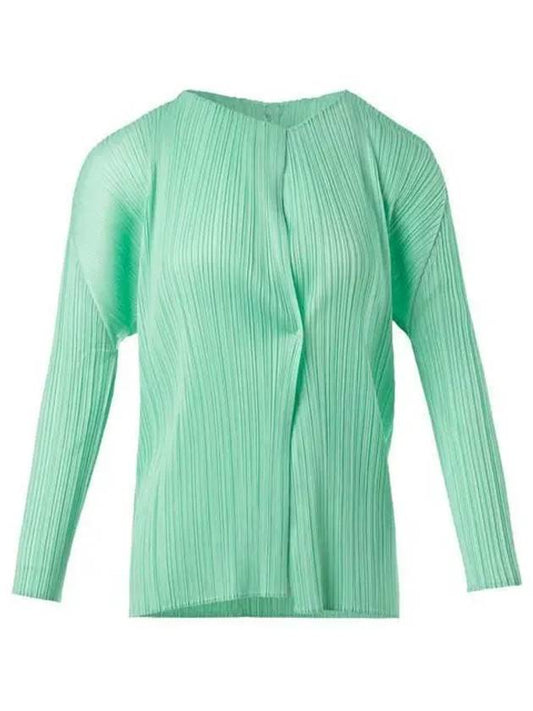 Pleated Please PP46 JO13360 Pleated Cardigan - ISSEY MIYAKE - BALAAN 2