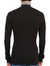 Logo Slim Fit Turtleneck Black - PRADA - BALAAN 5