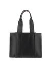 Woody Medium Tote Bag Black - CHLOE - BALAAN 1