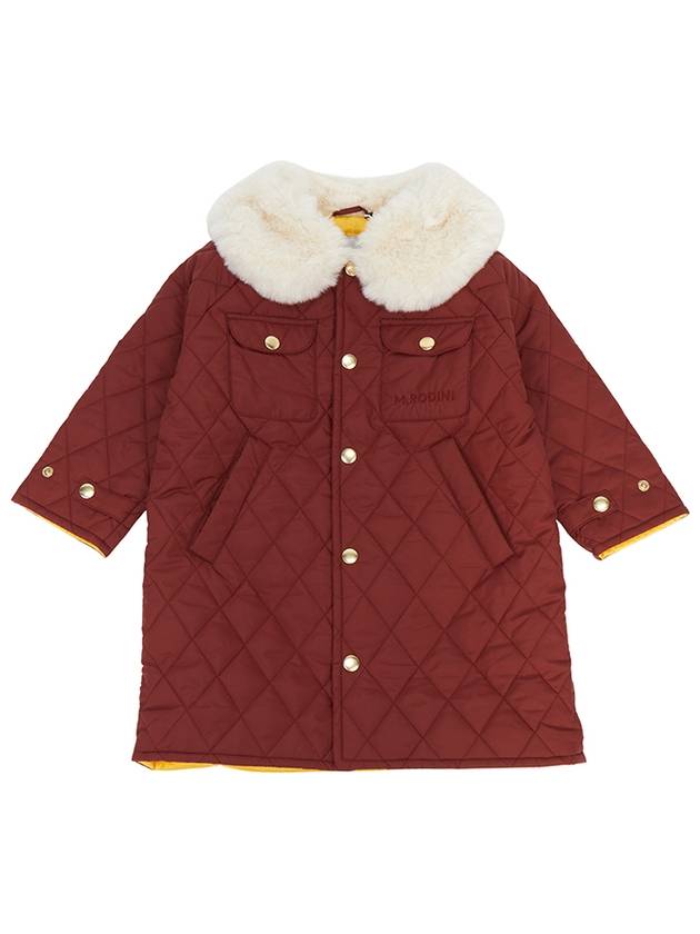 Kids quilted padded coat 2471012416 BROWN - MINI RODINI - BALAAN 1