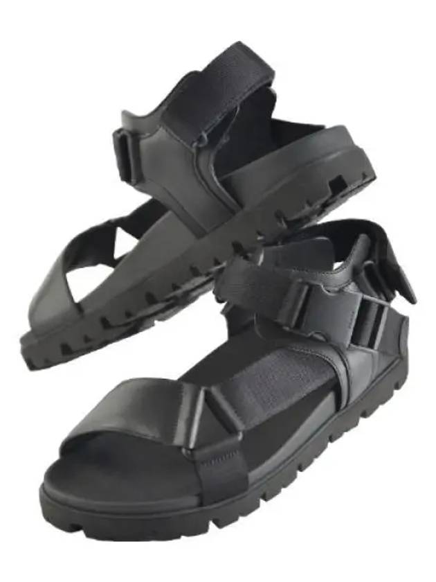 nylon buckle strap sandals men - PRADA - BALAAN 1