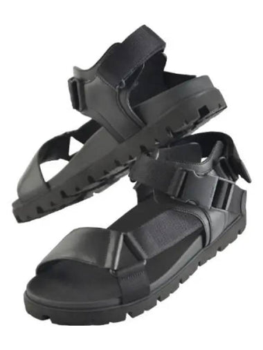 nylon buckle strap sandals - PRADA - BALAAN 1